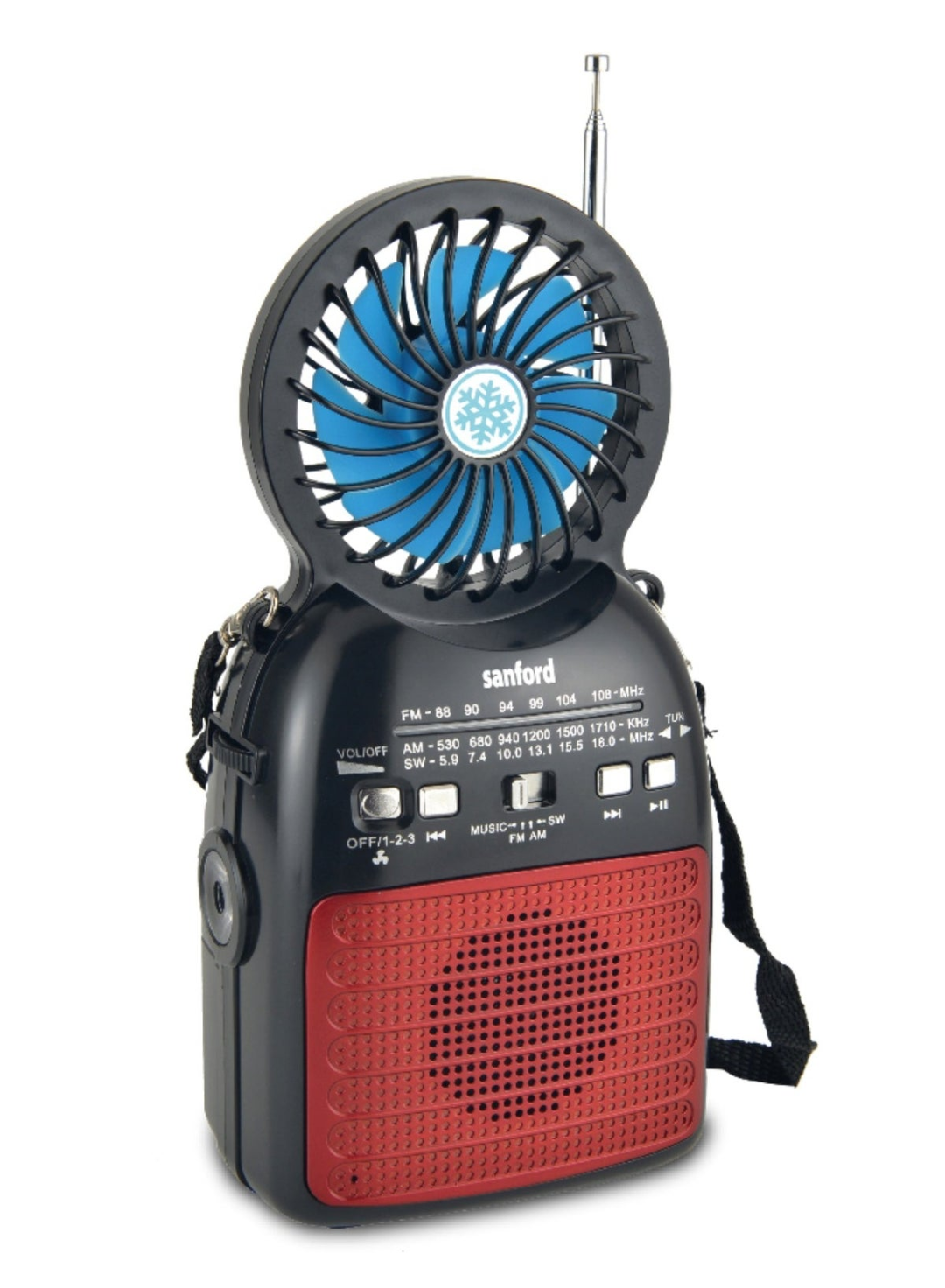SANFORD RC PORTABLE AUDIO SF 1017PR